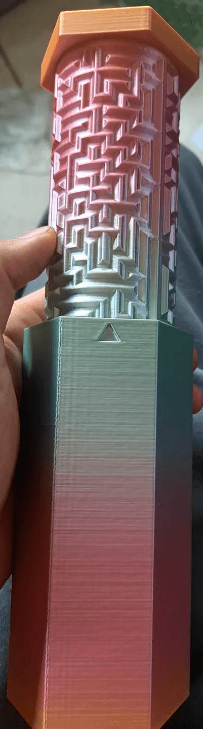 головоломка тубус PLA Silk Red Green Blue